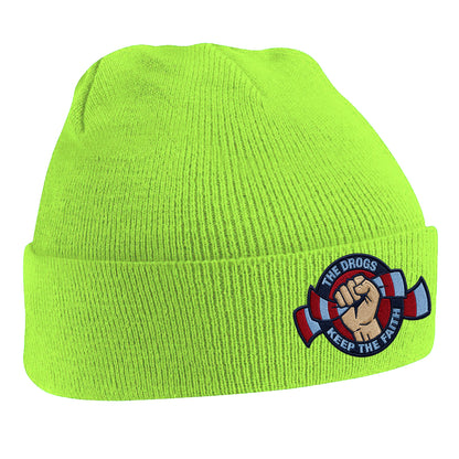The Drogs Keep The Faith Embroidered Beanie Hat