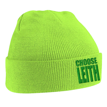 Hibs FC Choose Leith Football Beanie Hat 