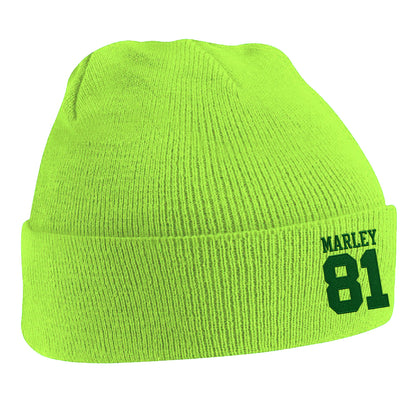 Bob Marley Football Beanie Hat 