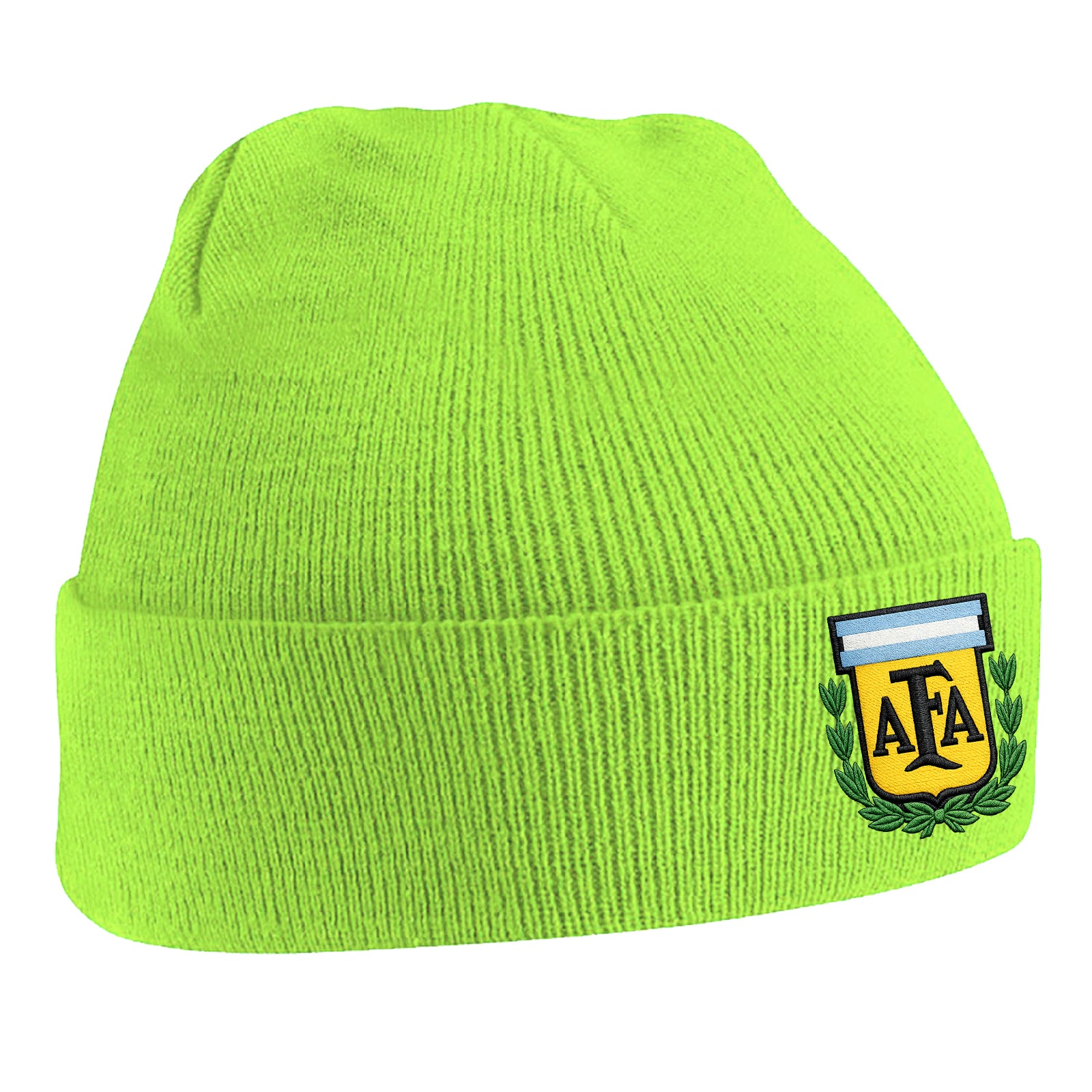 Old School Argentina Football Beanie Hat