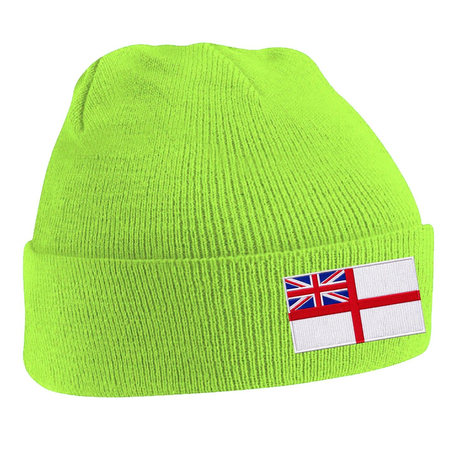 Royal Navy White Ensign Flag Beanie Hat