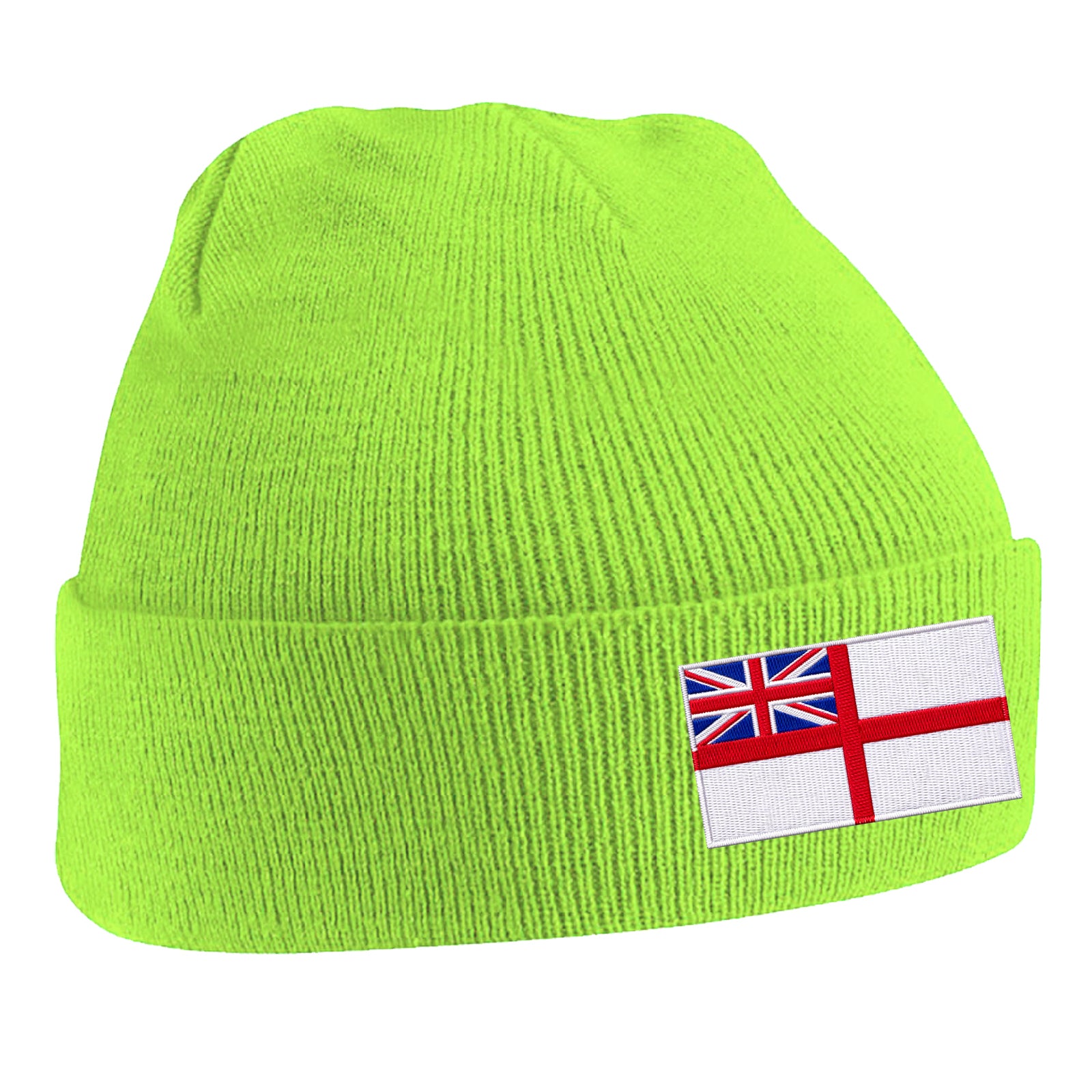Royal Navy White Ensign Flag Beanie Hat