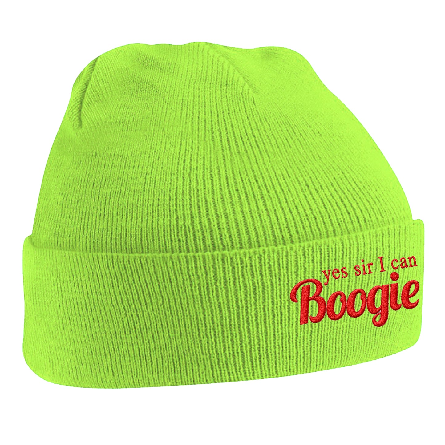 Yes Sir I Can Boogie Retro 70s 80s Disco Dancing Beanie Hat