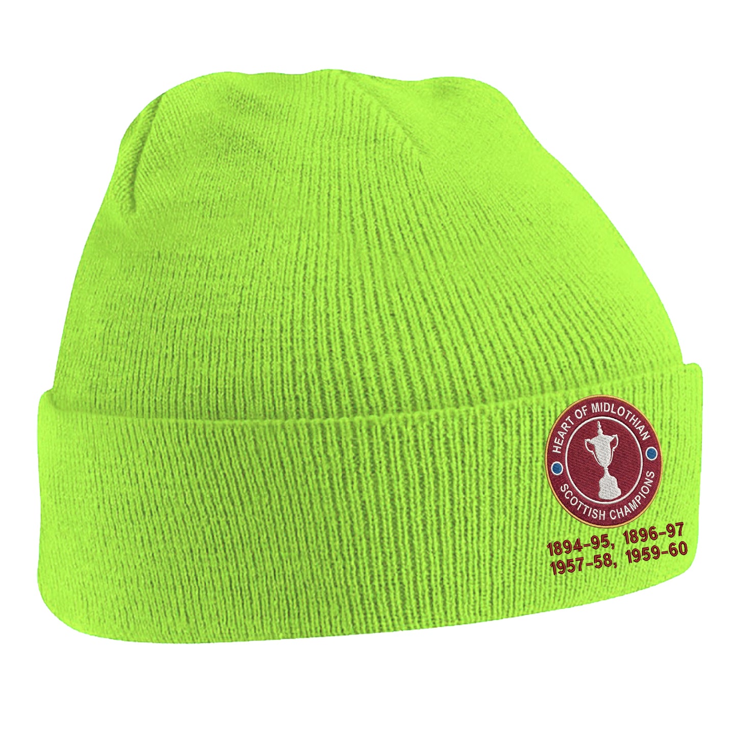 Hearts Scottish Champions Football Beanie Hat