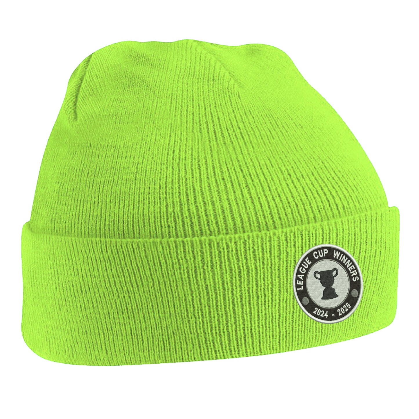 Newcastle League Cup Embroidered Beanie Hat