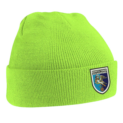 Retro North Town Wanderers Embroidered Beanie Hat