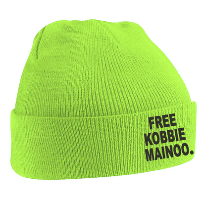 Free Kobbie Mainoo Embroidered Beanie Hat