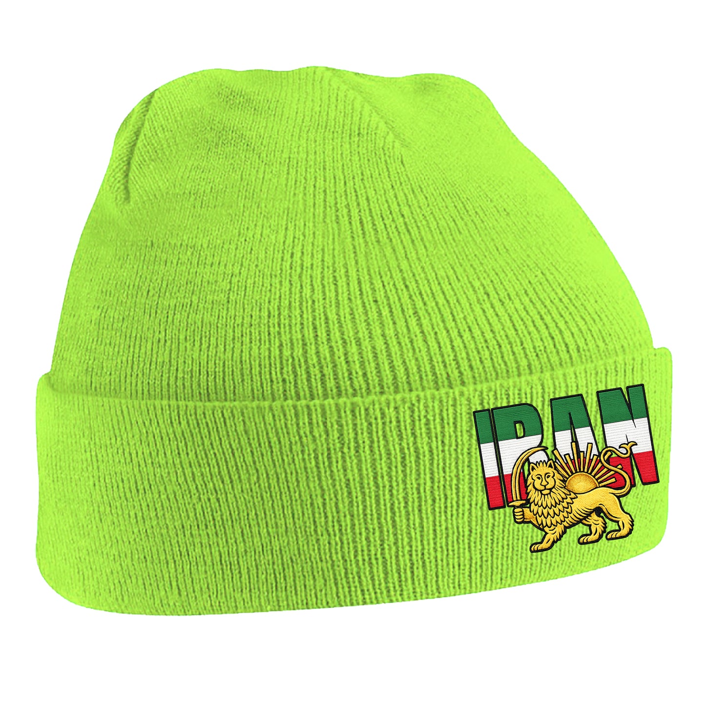 Iran Flag Beanie Hat