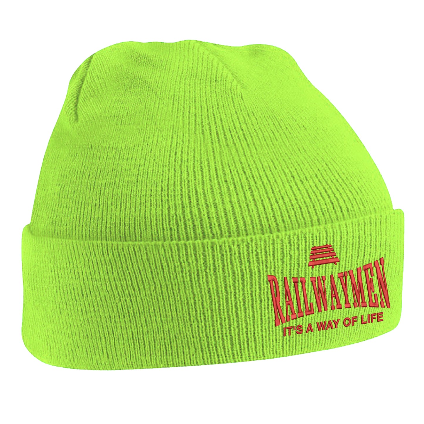 Railwaymen Embroidered Beanie Hat