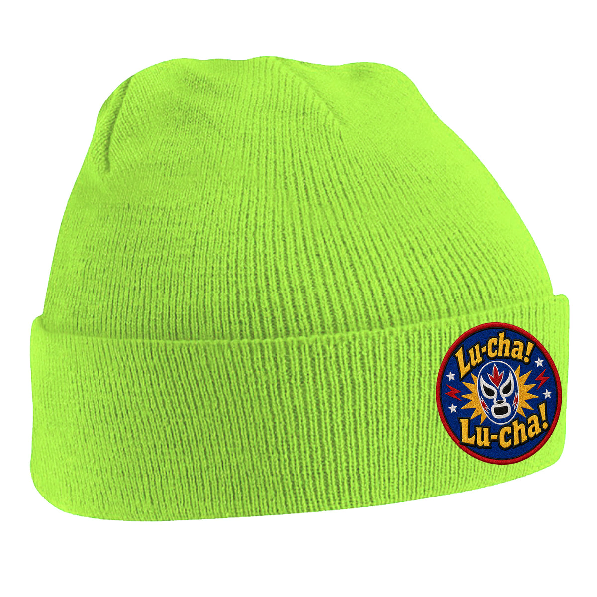 Lu-cha! Lu-cha! Lucha Libre Beanie Hat 
