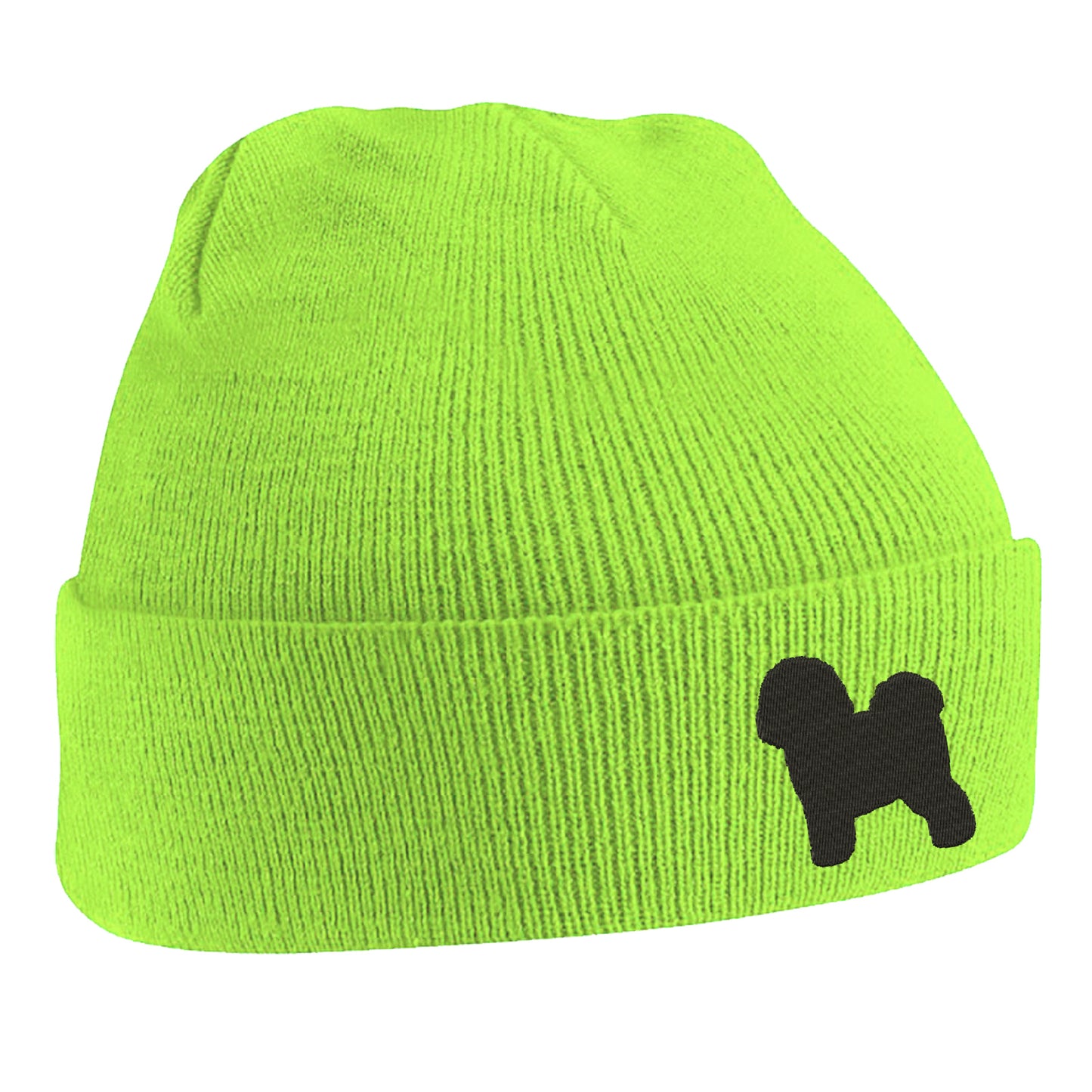 Bichon Frise Embroidered Beanie Hat