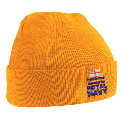 Proud to Have Served in The Royal Navy Beanie Hat