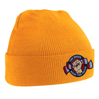 The Drogs Keep The Faith Embroidered Beanie Hat