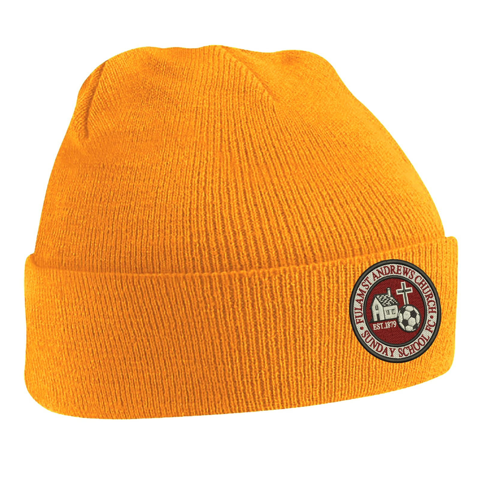Old School Fulham Football Beanie Hat 