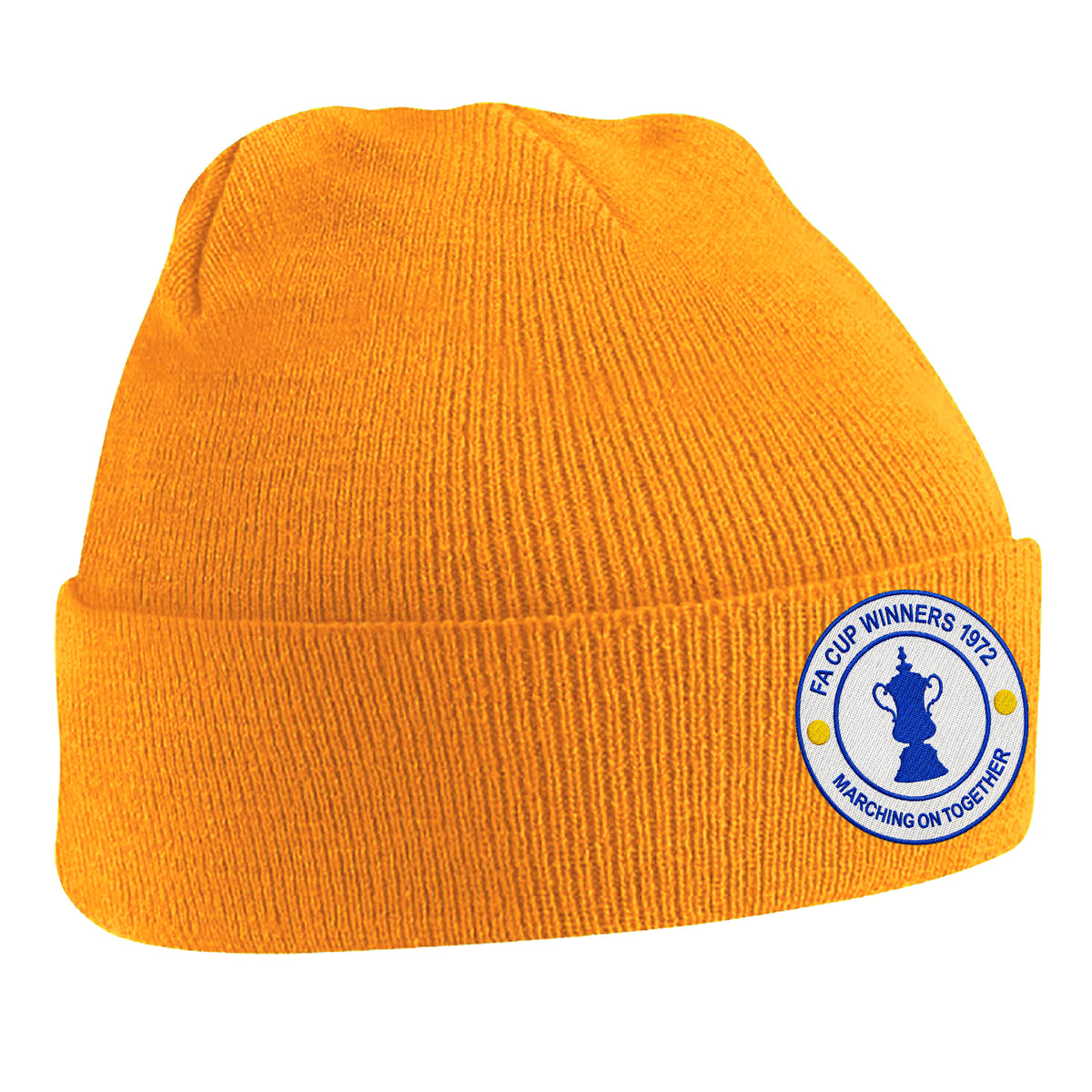 Old School Leeds United Beanie Hat