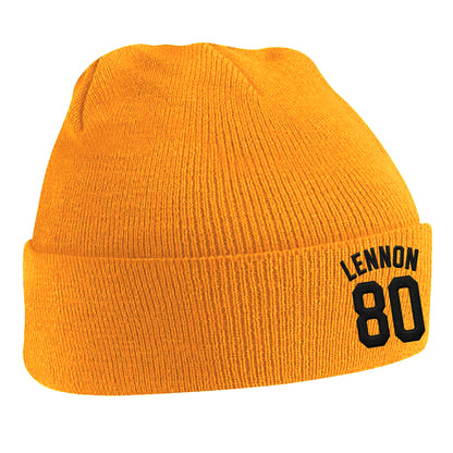John Lennon Football Beanie Hat
