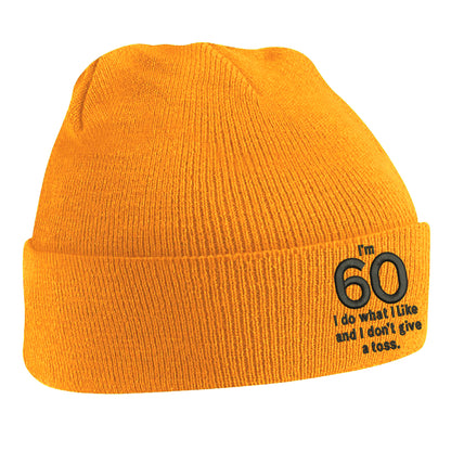 60th Birthday Beanie Hat