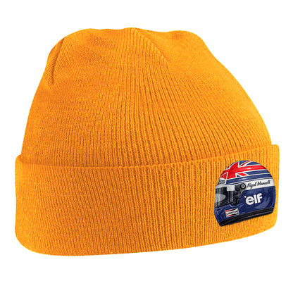 Nigel Mansell World Champion 1992 Beanie Hat