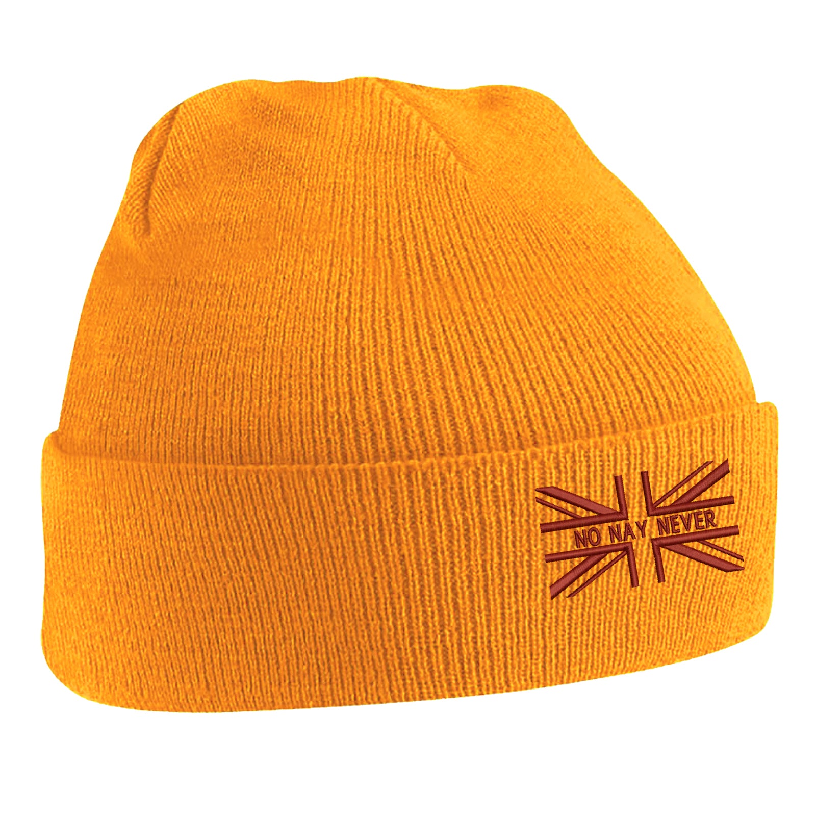 No Nay Never Union Jack Beanie Hat