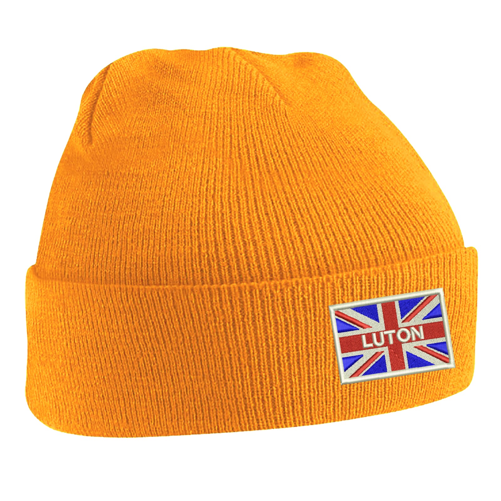 Luton Coloured Union Jack Beanie Hat