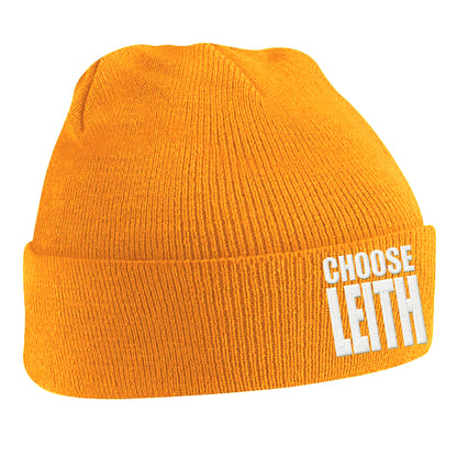 Hibs FC Choose Leith Football Beanie Hat 