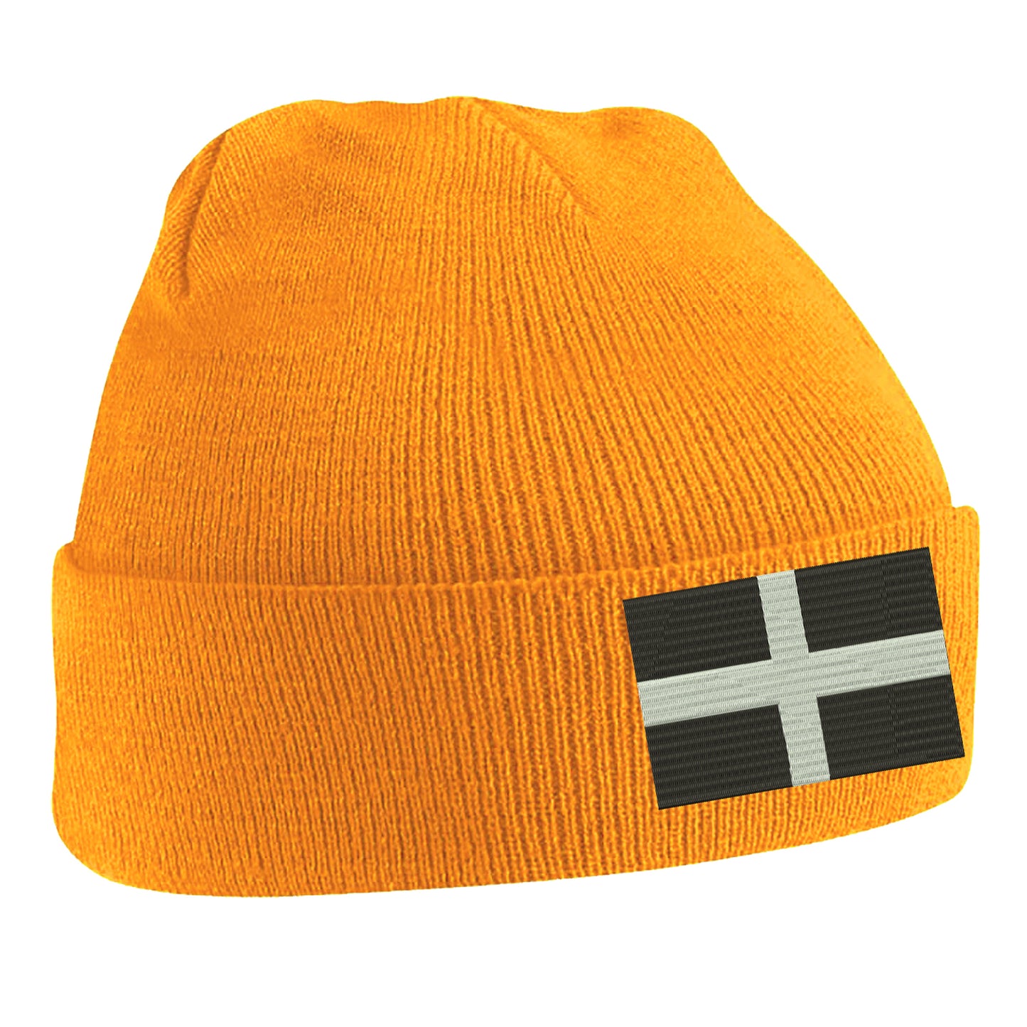 Saint Piran’s Flag Cornwall Beanie Hat 
