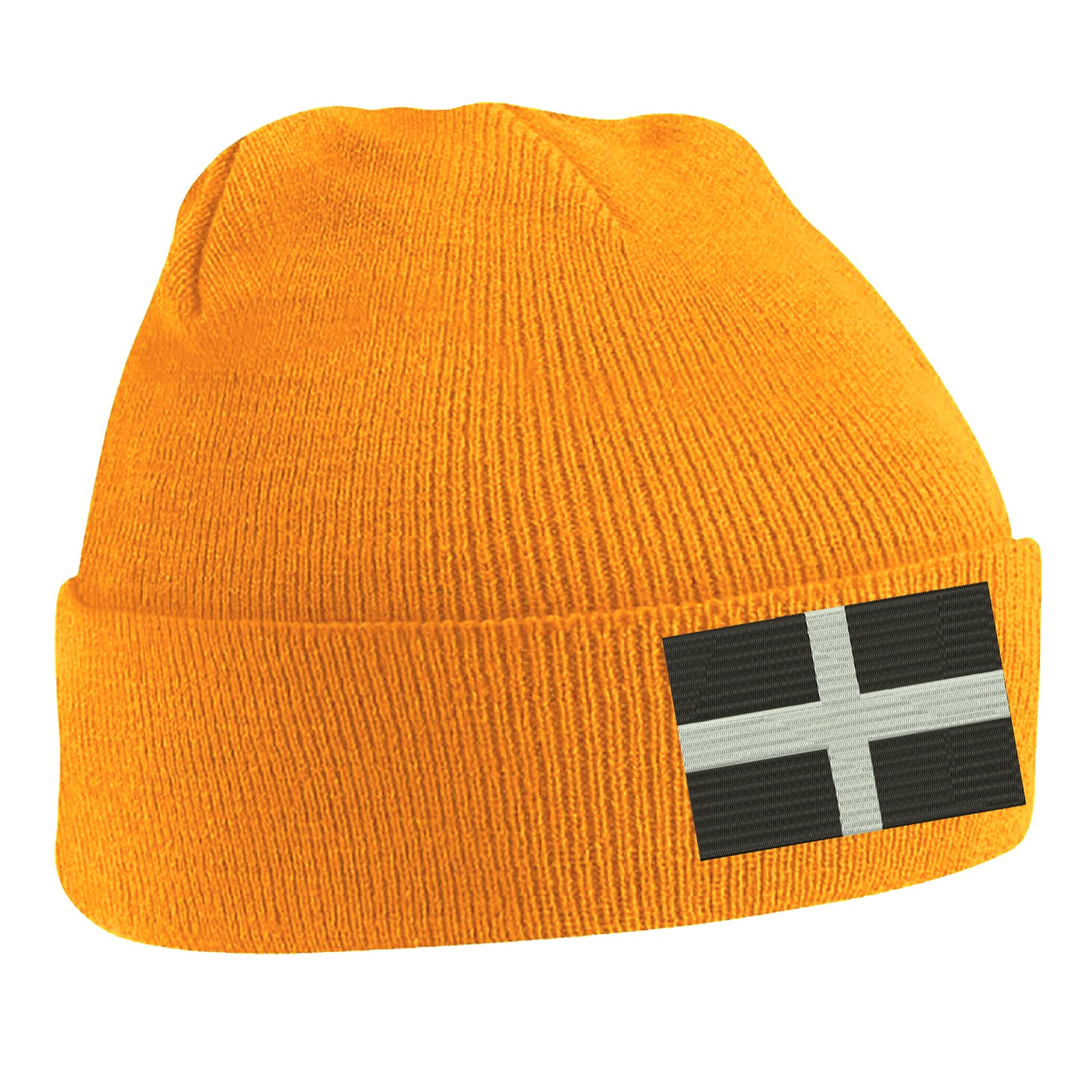 Saint Piran’s Flag Cornwall Beanie Hat 