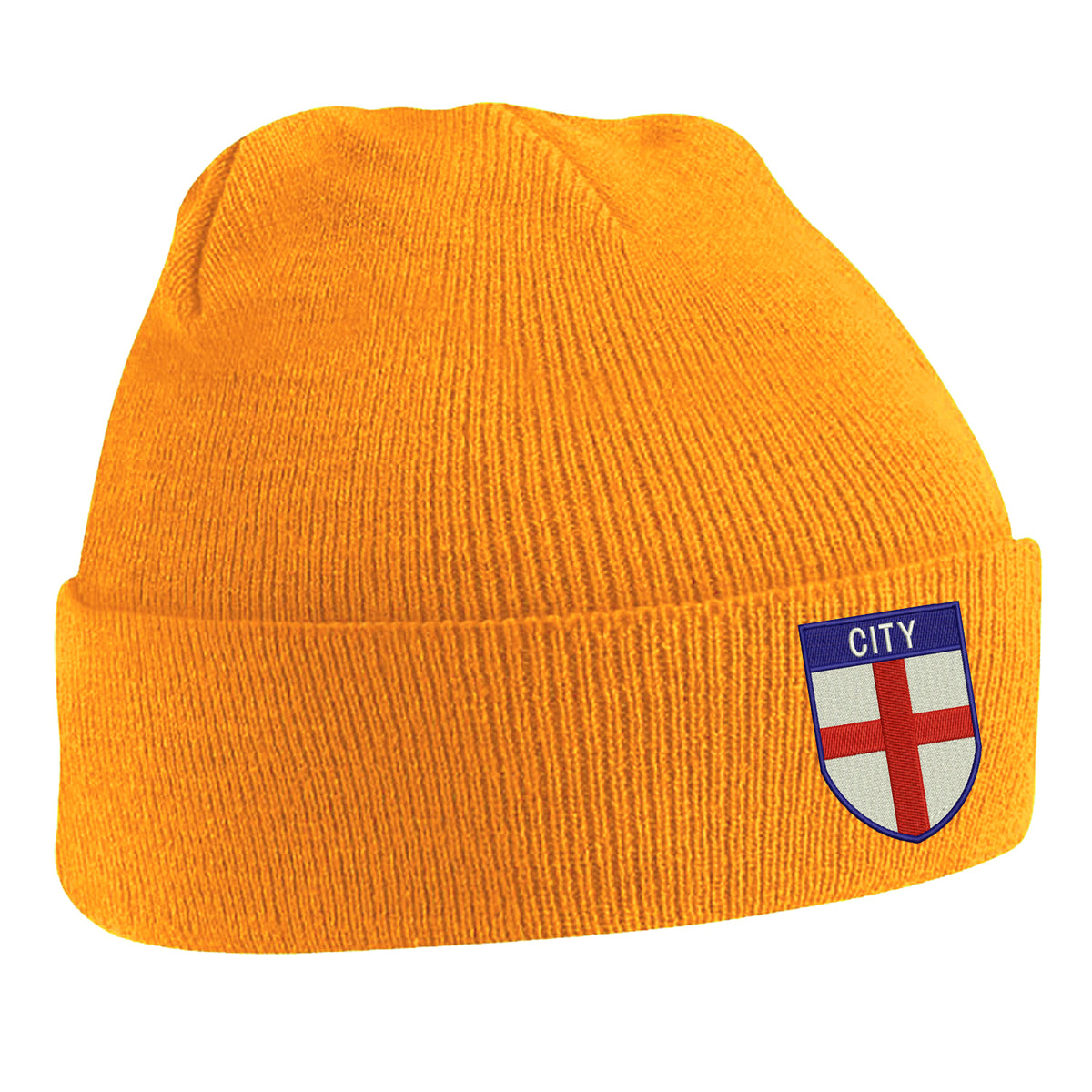City Flag of England Shield Beanie Hat