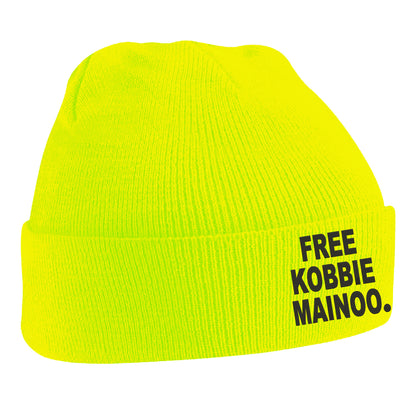 Free Kobbie Mainoo Embroidered Beanie Hat