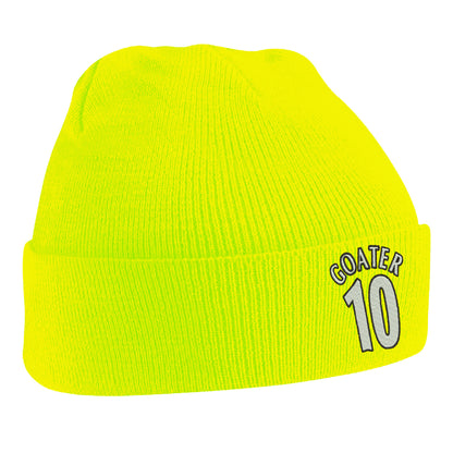 Goater 10 Embroidered Beanie Hat