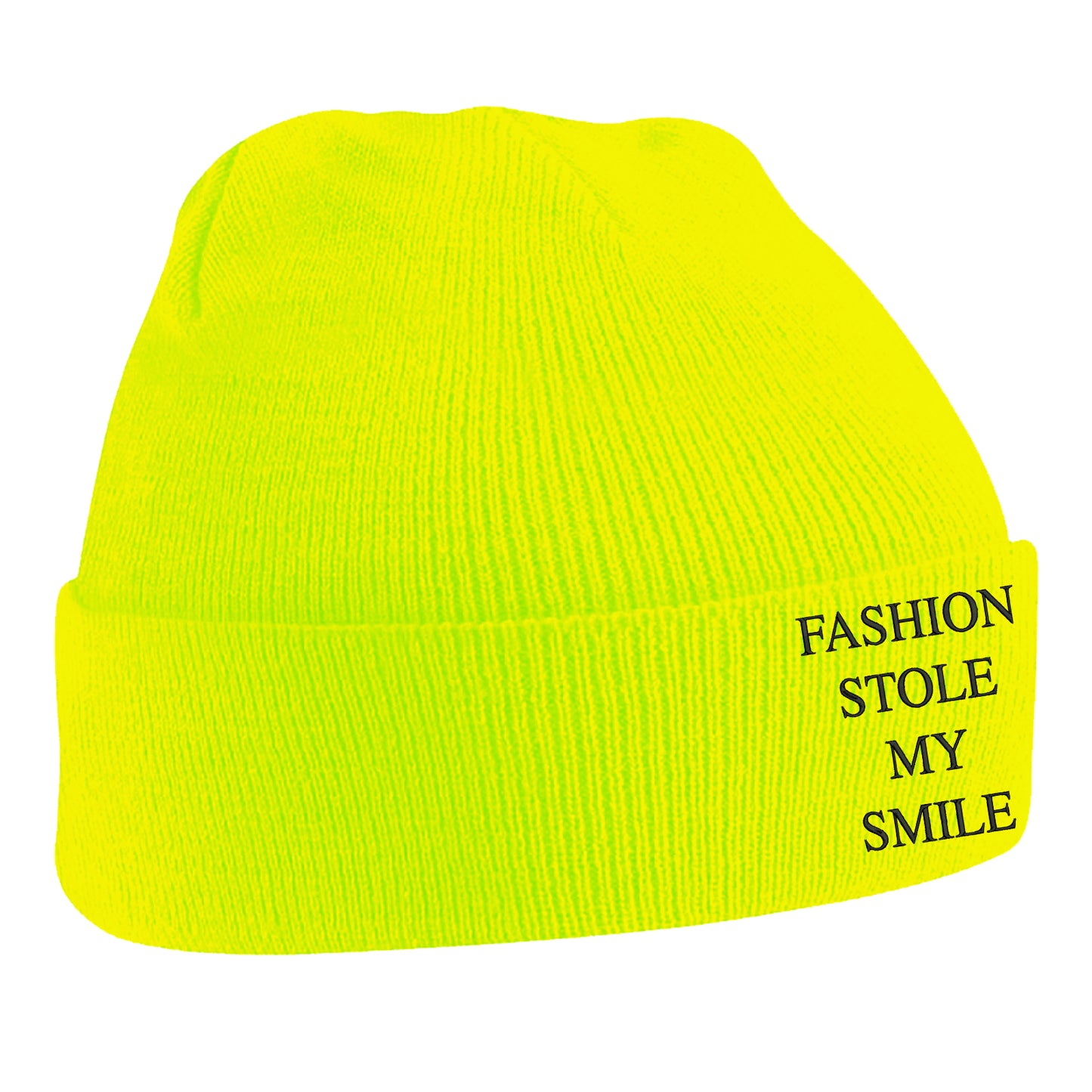 Fashion Stole My Smile Beanie Hat