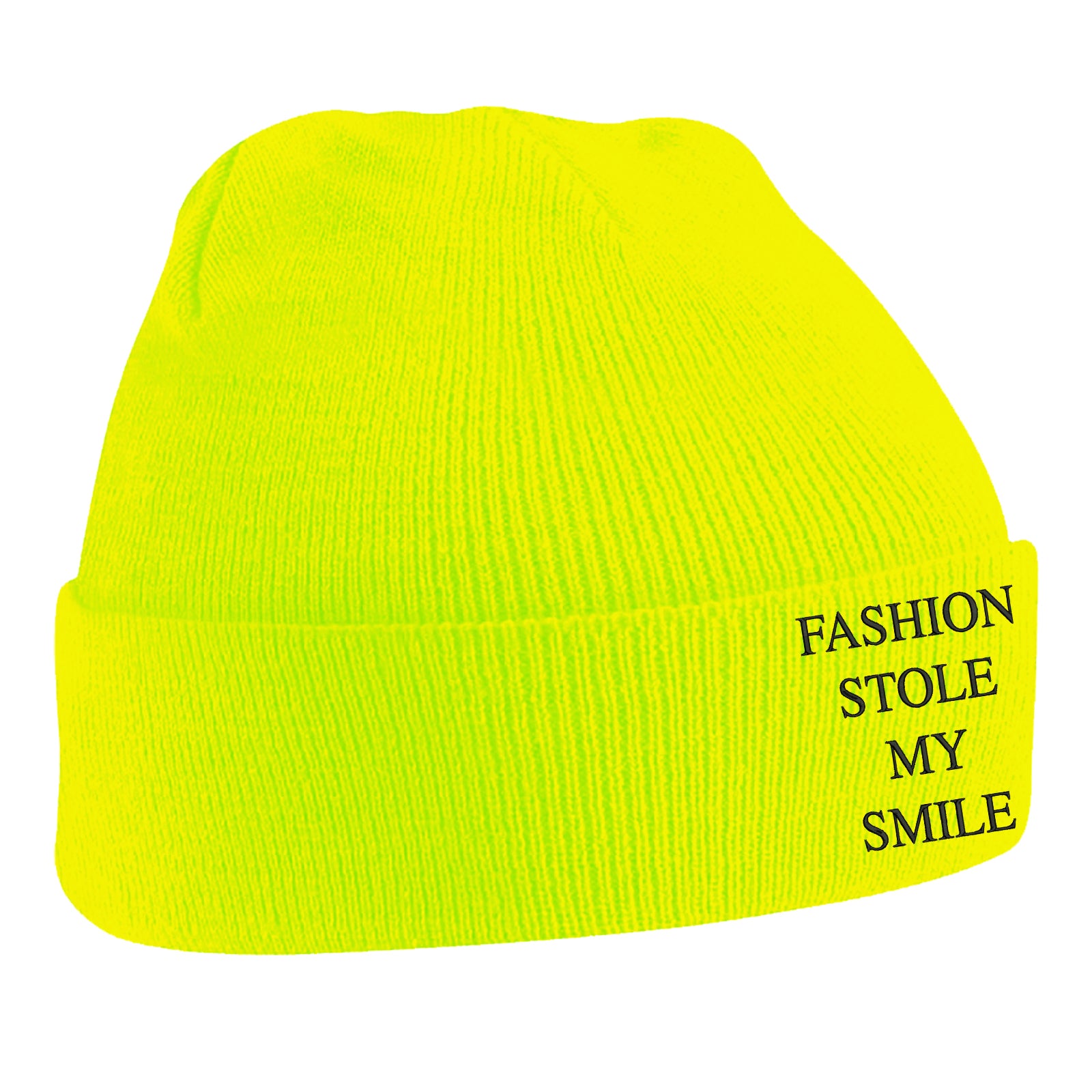 Fashion Stole My Smile Beanie Hat