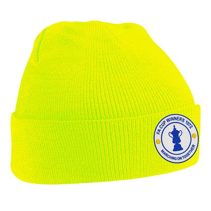 Old School Leeds United Beanie Hat