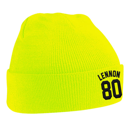 John Lennon Football Beanie Hat