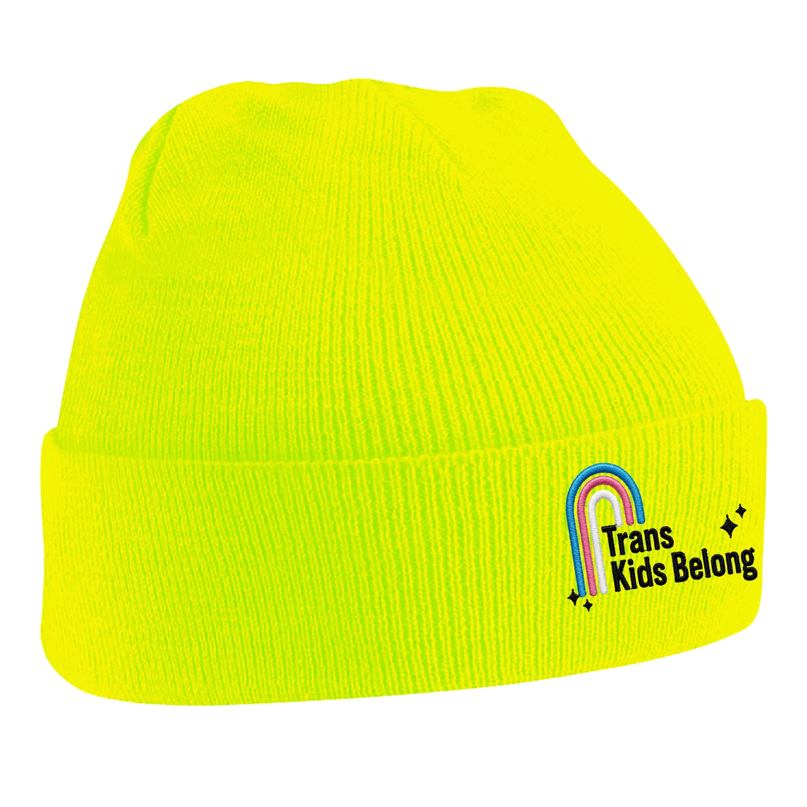 Trans Kids Belong Beanie Hat