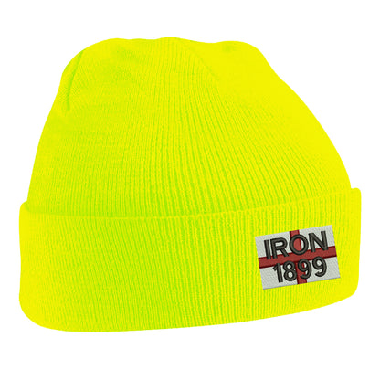 Iron 1899 Flag of England Beanie Hat
