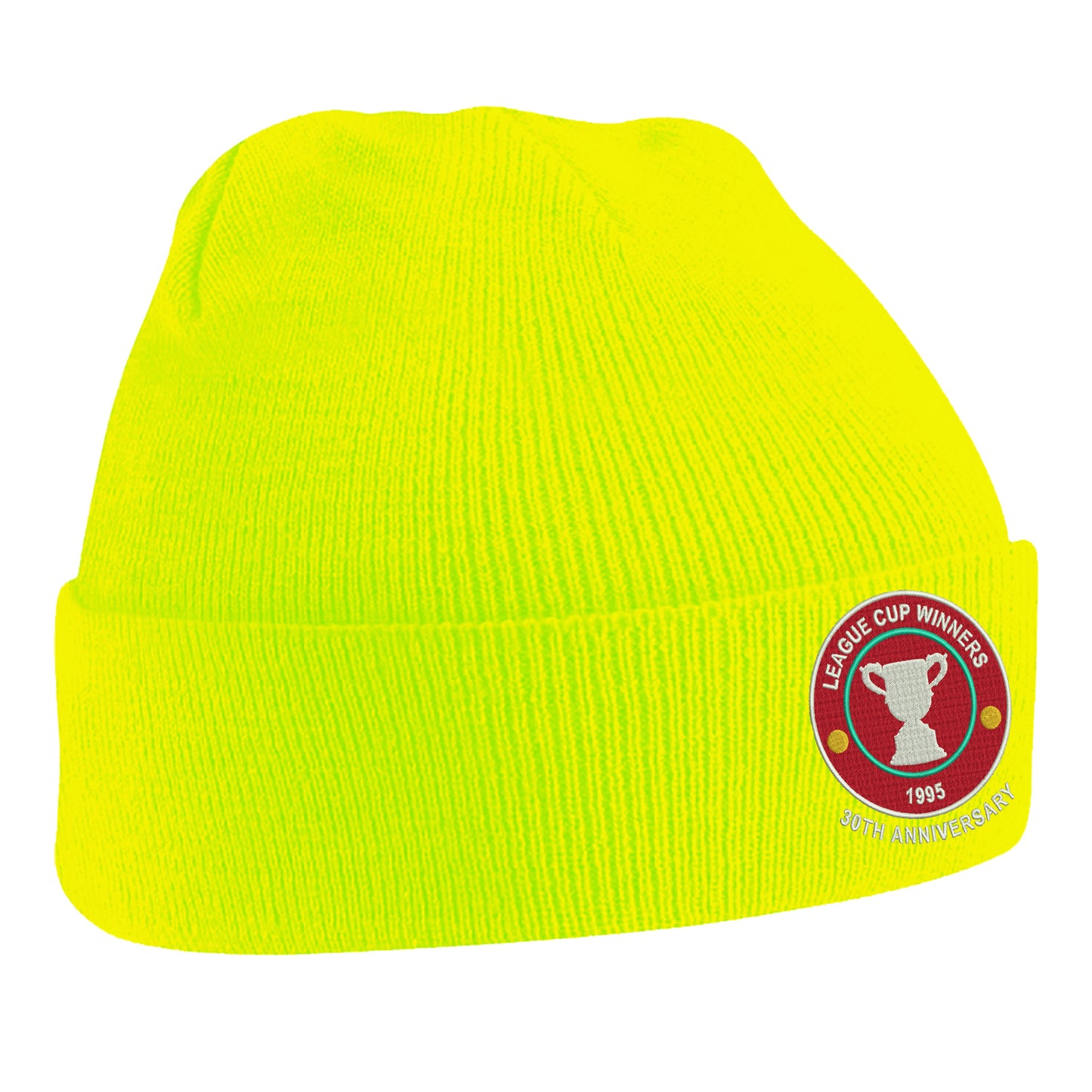 Retro Liverpool League Cup Winners 1995 30th  Anniversary Embroidered Beanie Hat