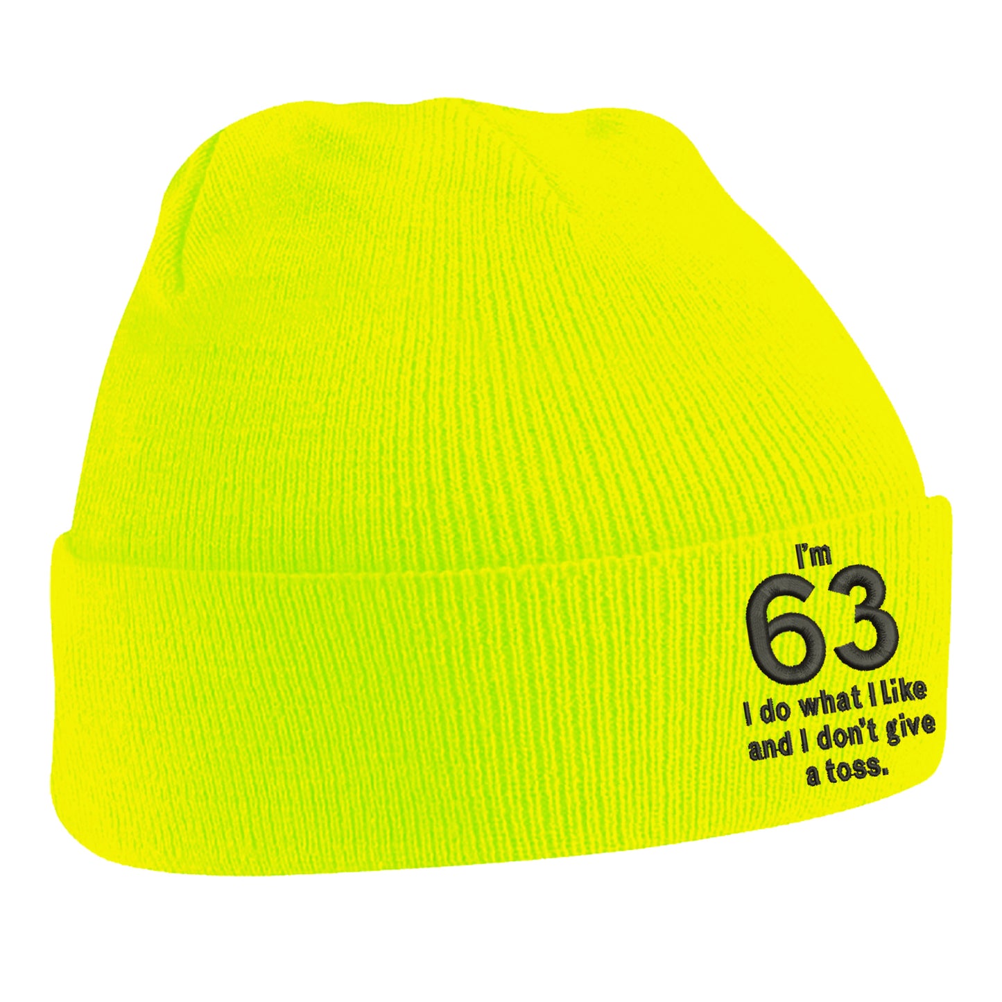 63rd Birthday Beanie Hat 