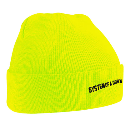 System of a Down Embroidered Beanie Hat
