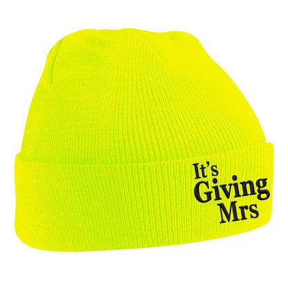 It's Giving Mrs Beanie Hat
