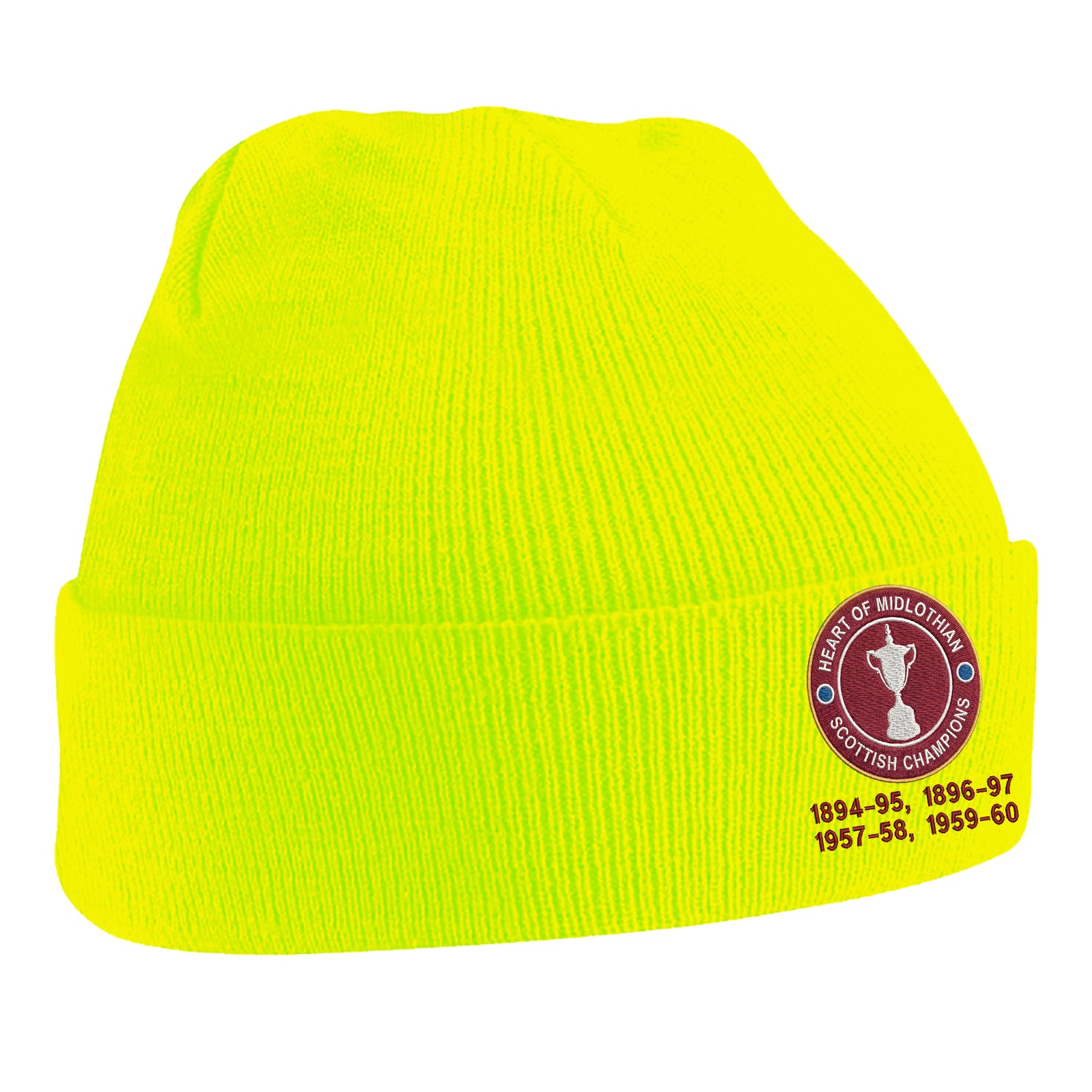Hearts Scottish Champions Football Beanie Hat