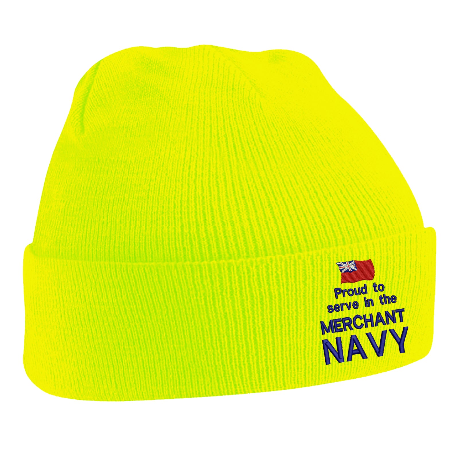 Proud to Serve in The Merchant Navy Beanie Hat