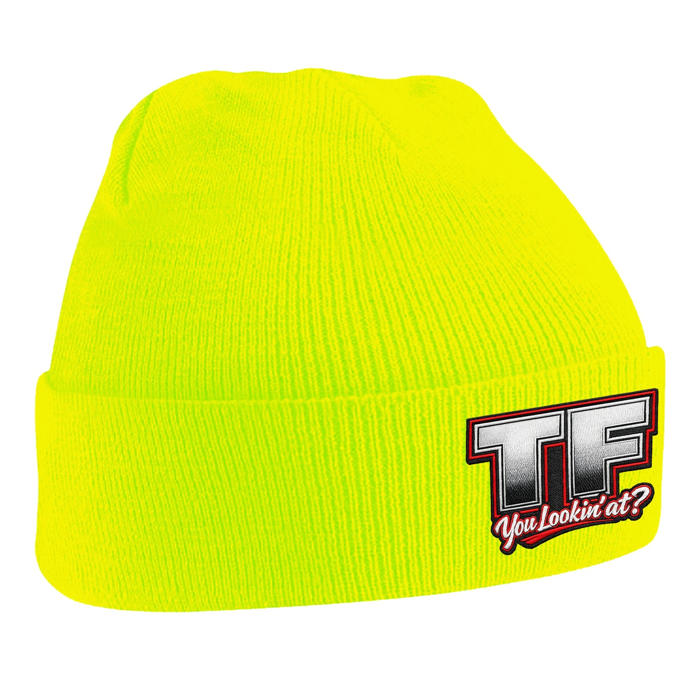 TF You Lookin’ at Beanie Hat