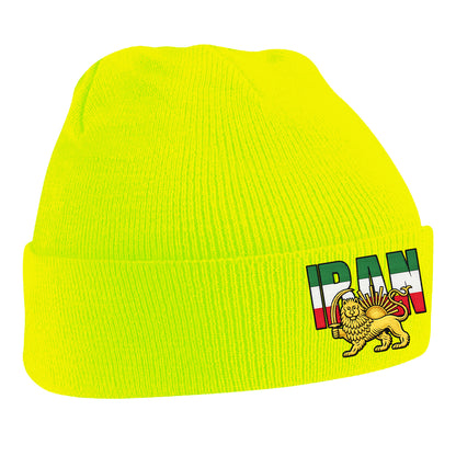 Iran Flag Beanie Hat