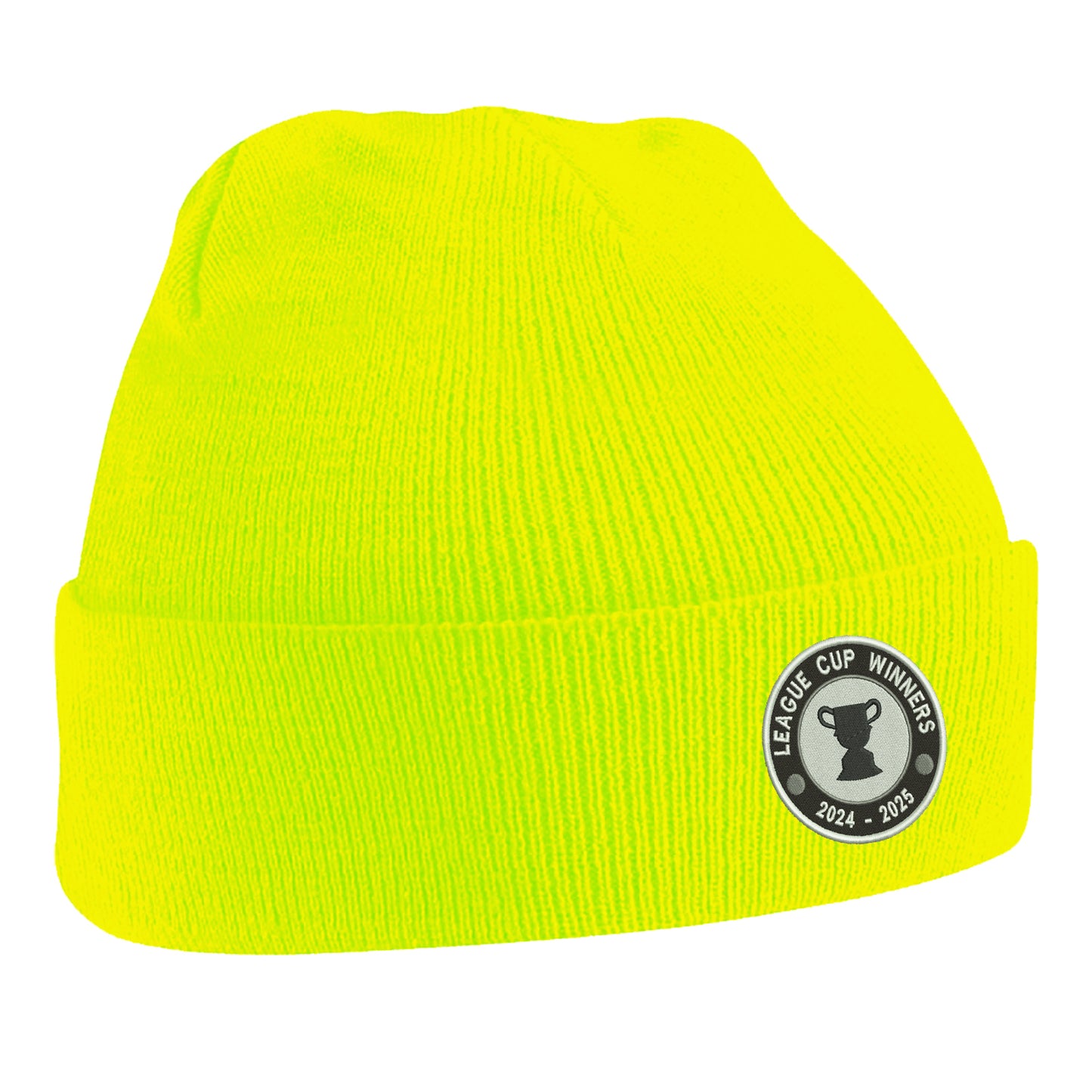 Newcastle League Cup Embroidered Beanie Hat