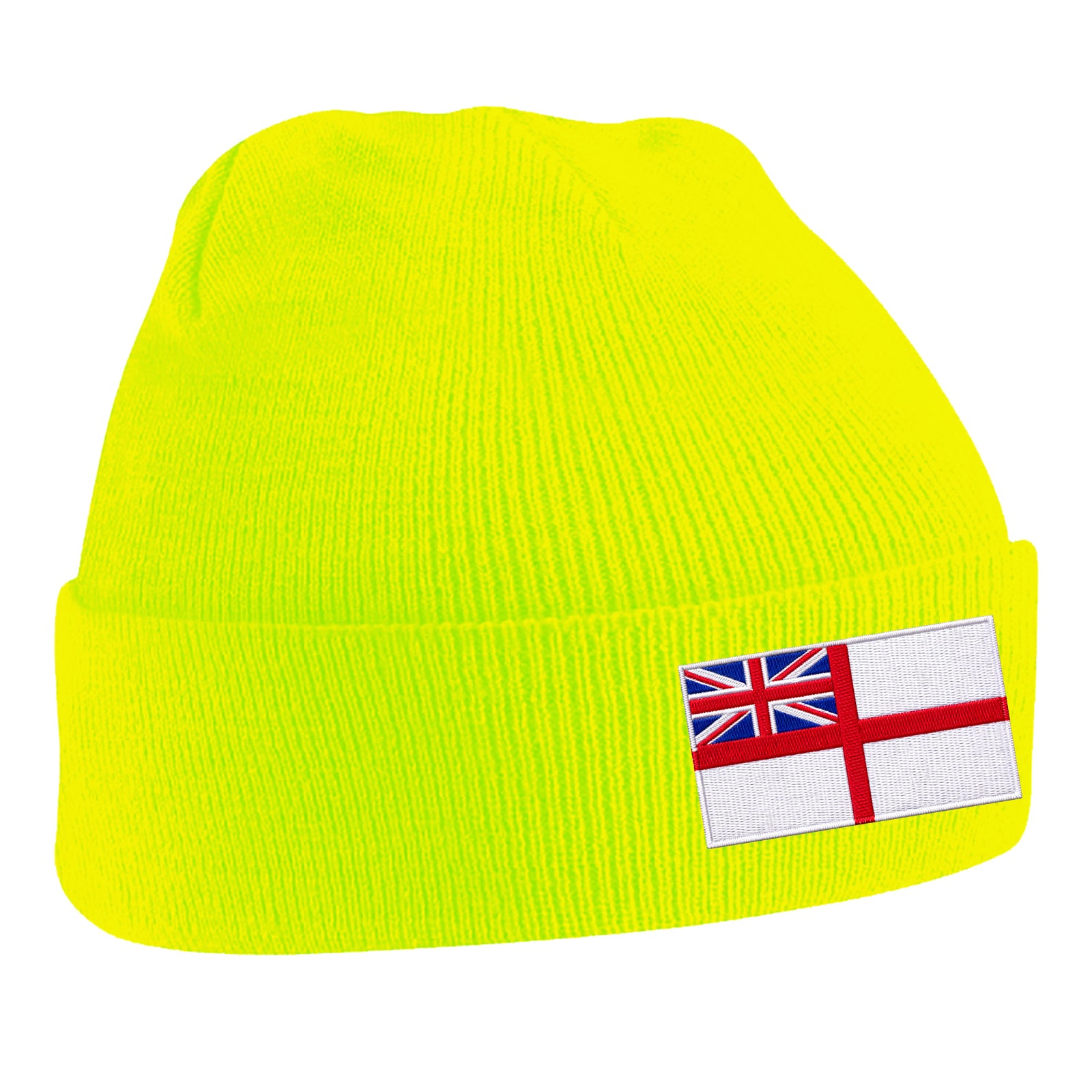 Royal Navy White Ensign Flag Beanie Hat