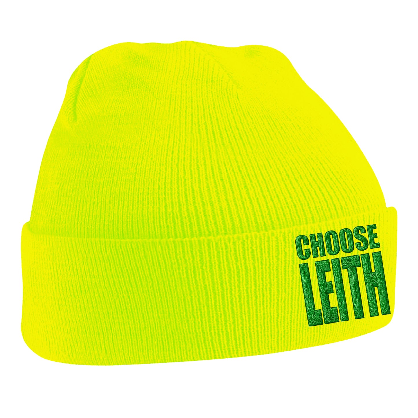 Hibs FC Choose Leith Football Beanie Hat 