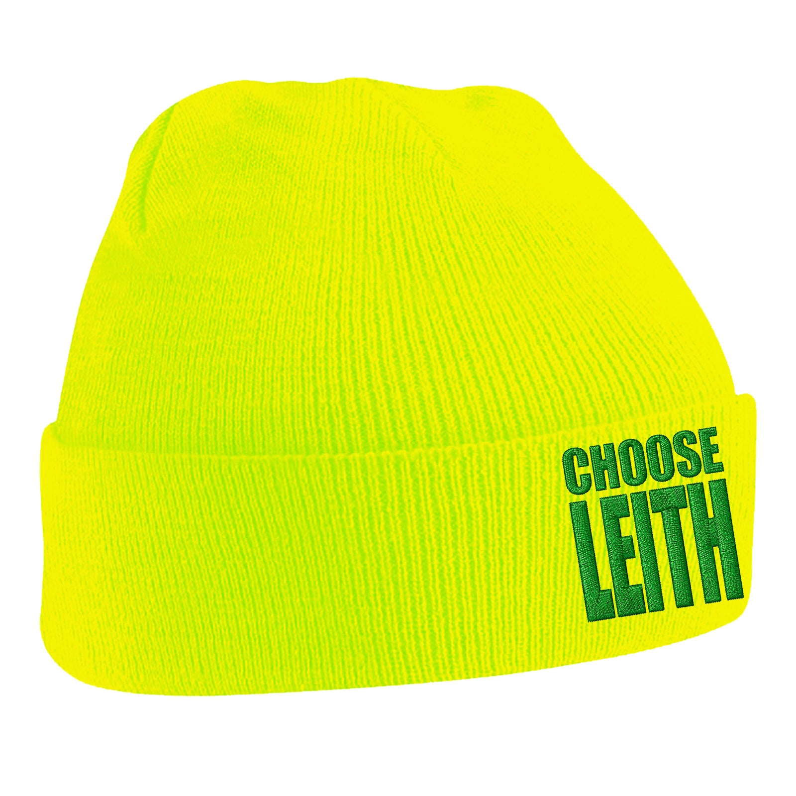 Hibs FC Choose Leith Football Beanie Hat 