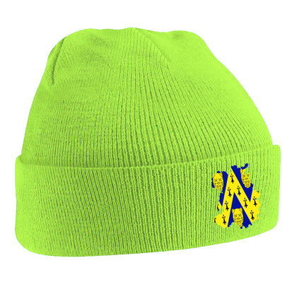 Shropshire Flag Map Embroidered Beanie Hat