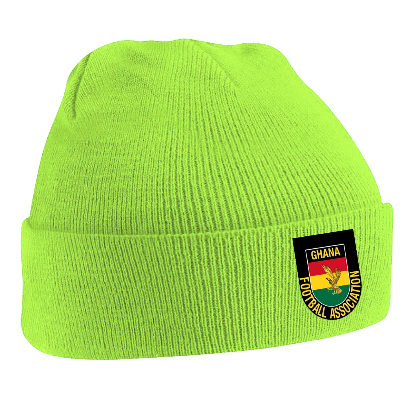 Retro Ghana 1966 Embroidered Beanie Hat